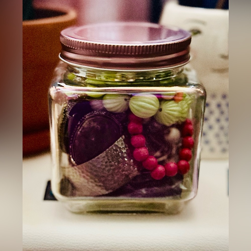 Jewelry Jar - Assorted Jewelry